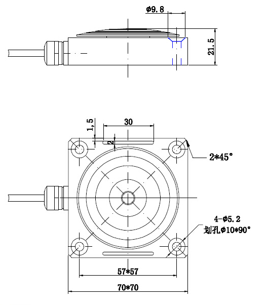 LZ-TB踏板力传感器