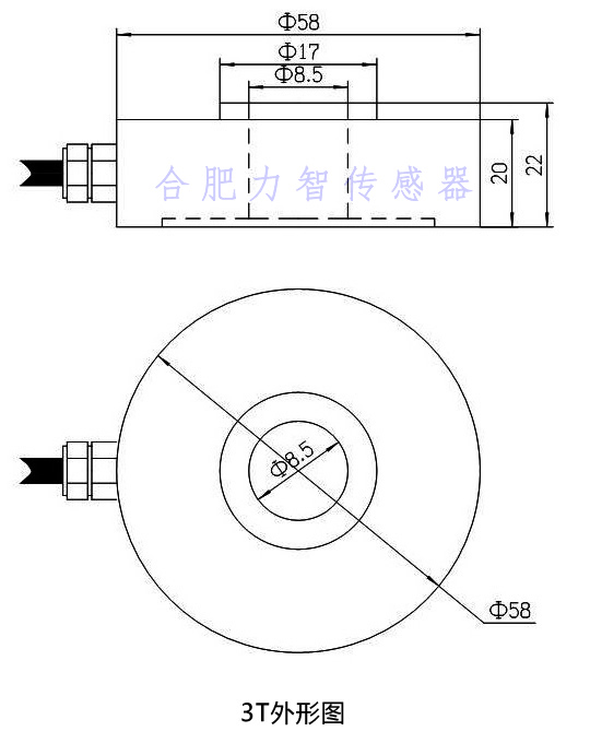 LZ-MHF58膜合称重传感器(图1)